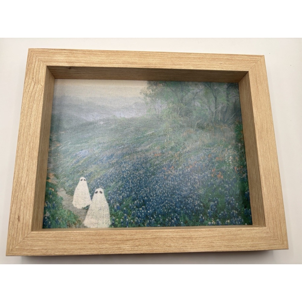 Vintage Style 8 x 10 Picture Wall Hanging Ghosts Halloween